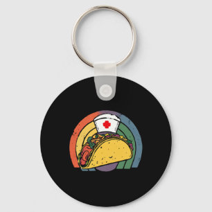 Porte-clés Taco Infirmière Stethoscope Cinco De Mayo Infirmiè