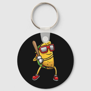 Porte-clés Taco Jouer De Baseball Mexicain Cinco De Mayo Enfa