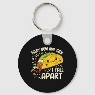 Porte-clés Taco où de temps en temps je m'effondre