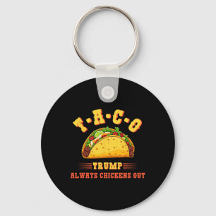 Porte-clés Taco Trump abandonne toujours Funny Political T.a