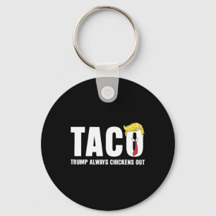 Porte-clés Taco Trump se dégonfle toujours drôle sarcasme lai