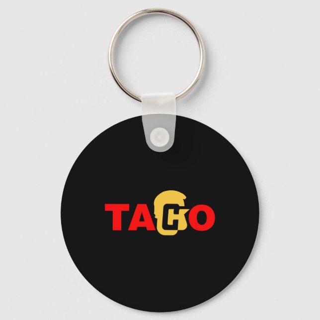 Porte-clés Taco Trump Toujours Se Débiner  (Recto)