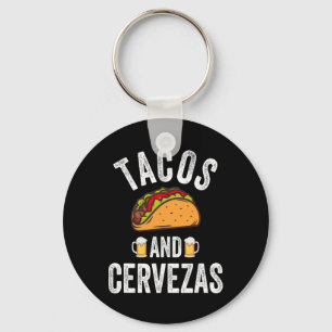 Porte-clés Tacos Et Cervezas Chemise Drôle Cinco De Mayo Mexi