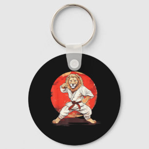 Porte-clés Taekwondo Judo Kung Fu Kickboxing Lion Jiu-Jitsu