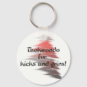 Porte-clés Taekwondo Kicks and Grins Keychain