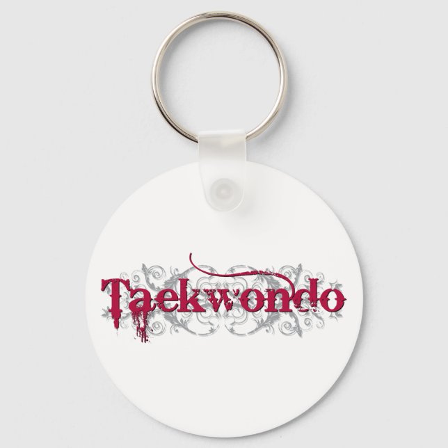 Porte-clés Taekwondo Red (Recto)