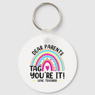 Porte-clés Tag You're It Love Enseignants Drôle Enseignant