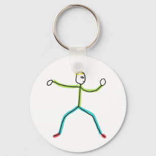 Porte-clés Tai Chi Stickman