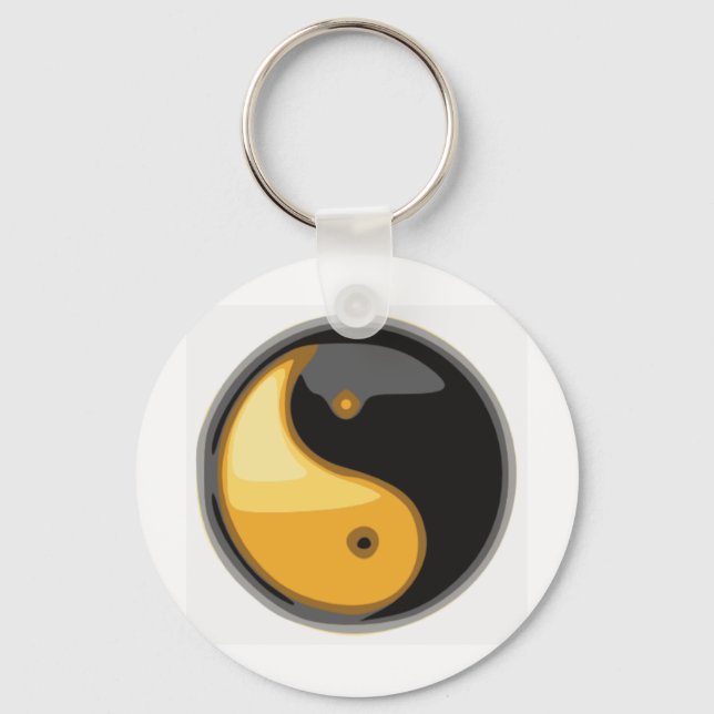 Porte-clés Taijitu_jaune (Recto)
