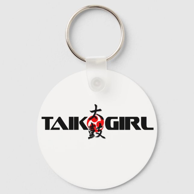 Porte-clés Taiko Girl (Design 1) (Recto)