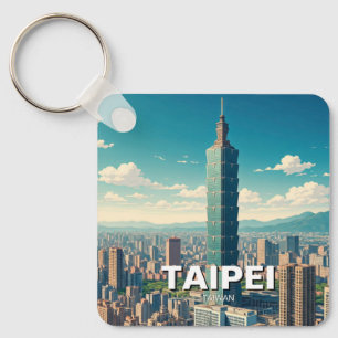 Porte-clés Taipei 101 Taïwan