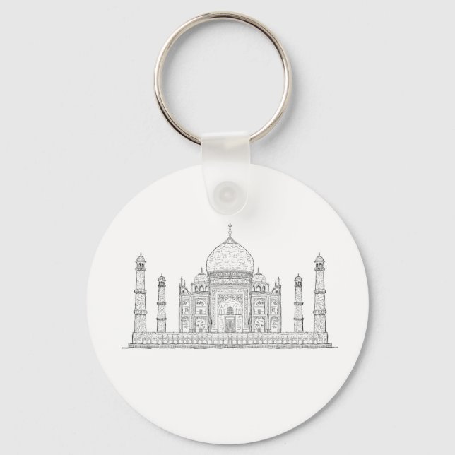 Porte-clés taj mahal (Recto)