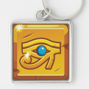 Porte-clés Talisman de protection de l'Œil d'Horus de l'Égypt