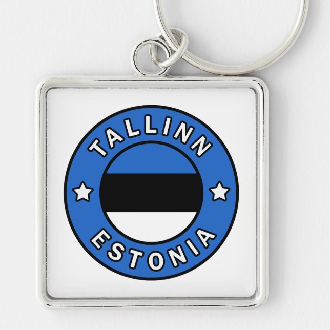 Porte-clés Tallinn Estonie (Devant)