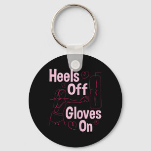 Porte-clés Talons Hauts Gants Sur - Boxe Kickboxing Kickboxeu