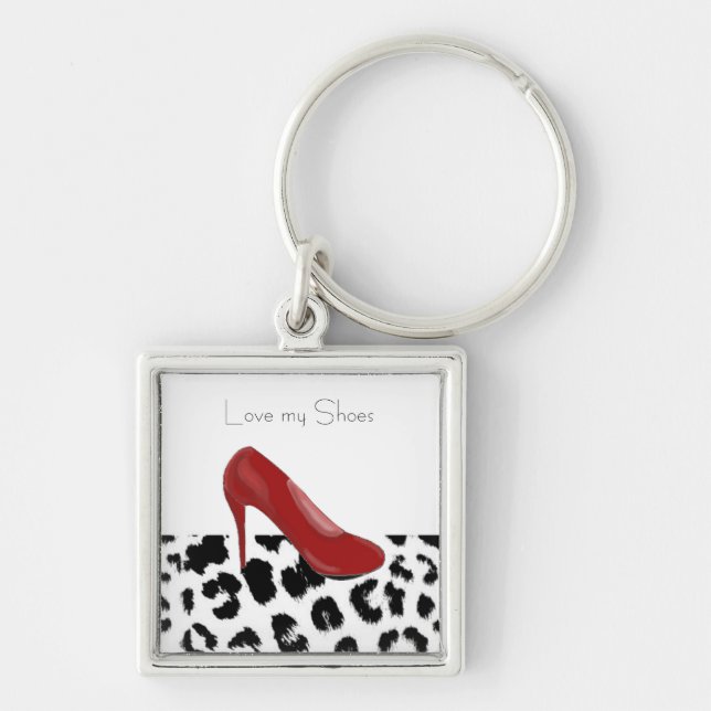Porte-clés Talons Hauts Rouges (Devant)