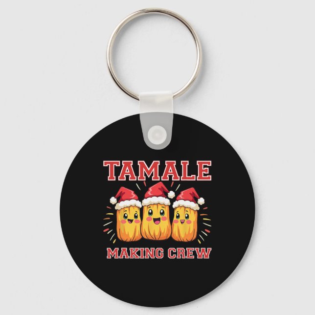 Porte-clés Tamale Making Crew Christmas Party (Recto)