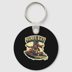 Porte-clés Tampa Bay Pirate Floride Jetski Navigation Drôle G