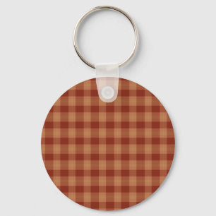 Porte-clés Tan Tartan Porte - clé