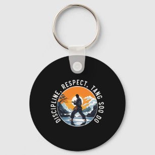 Porte-clés Tang Soo Do Coréen Karate Arts Martiaux