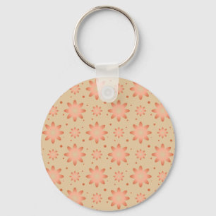 Porte-clés Tangerine terracotta et beige sable délicate margu