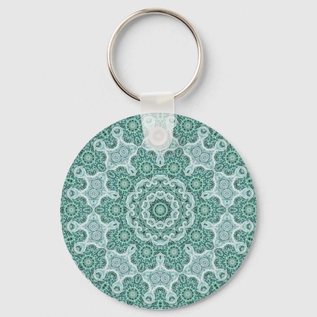 Porte-clés Tantalizing in teal keychain (Recto)