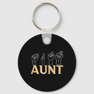 Porte-clés Tante Asl Interprète de langue des signes américai