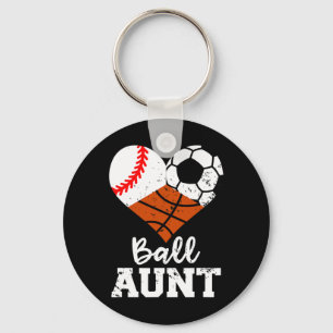 Porte-clés Tante de balle Baseball Football Basket-ball Sport