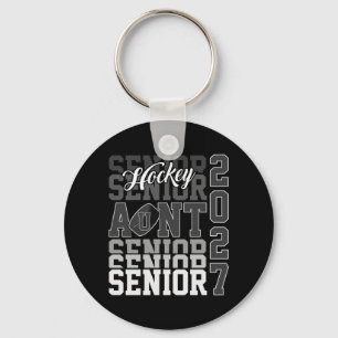Porte-clés Tante de hockey senior 2027 fière de la famille de