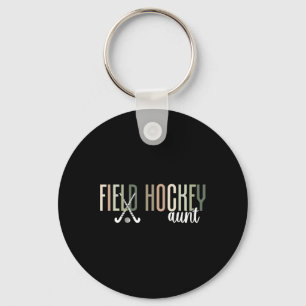 Porte-clés Tante de hockey sur gazon d'un joueur de hockey su