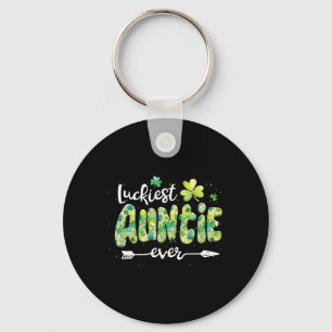 Porte-clés Tante la plus chanceuse de femmes St Patricks Day