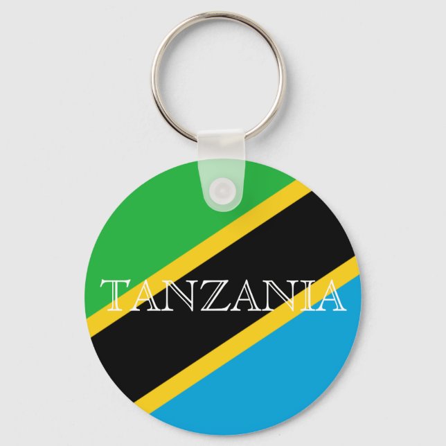 Porte-clés tanzania flag (Recto)