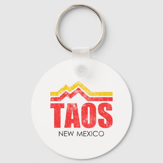 Porte-clés Taos Nouveau-Mexique (Recto)