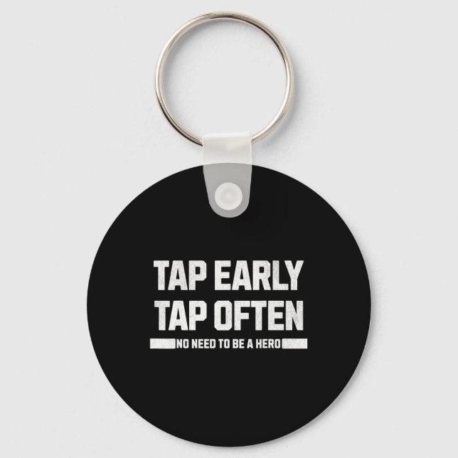 Porte-clés Taper au début (Recto)
