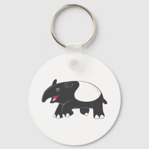 Porte-clés Tapir heureux