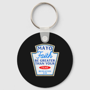 Porte-clés Tapis de costume de condiment de foi de mayo plus