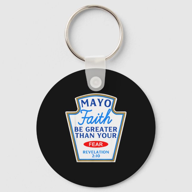 Porte-clés Tapis de costume de condiment de foi de mayo plus  (Recto)