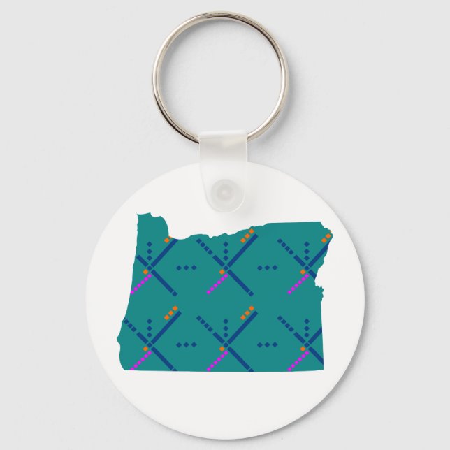 Porte-clés Tapis de l'aéroport Portland Oregon PDX (Recto)