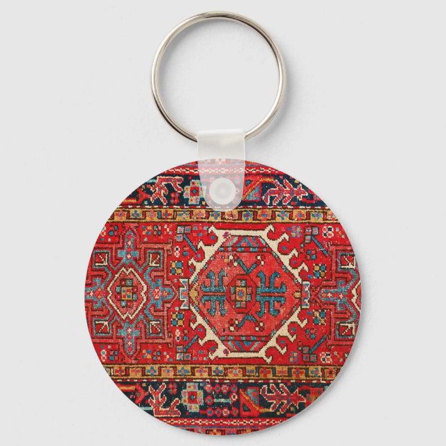 Porte-clés Tapis persan oriental antique turc (Recto)