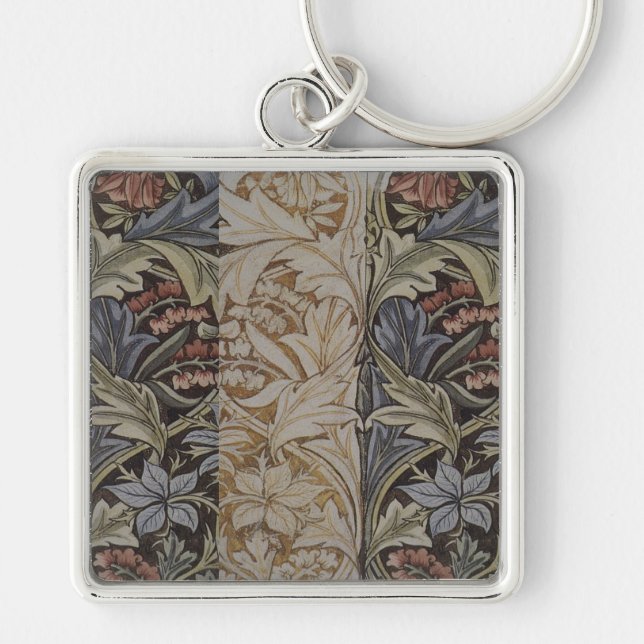 Porte-clés Tapisserie de Jacinthe de William Morris Botanique (Devant)