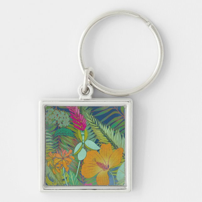 Porte-clés Tapisserie tropicale II (Devant)