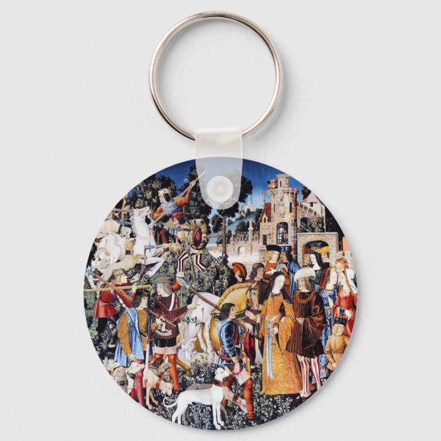 Porte-clés Tapisserie Unicorne #6 porte - clé (Recto)