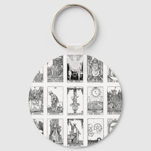 Porte-clés tarot antique