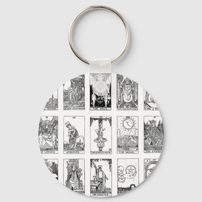 Porte-clés tarot antique (Recto)