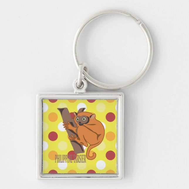 Porte-clés tarsier philippin (Devant)