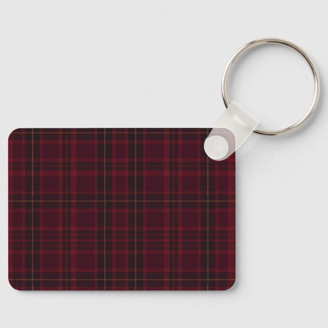 Porte-clés Tartan Bourguignon Élégant (Recto)