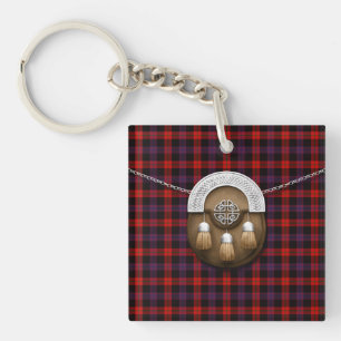 Porte-clés Tartan Brown et escarcelle de clan