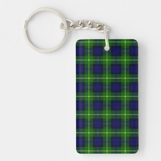 Porte-clés Tartan de Gordon de clan (Devant)