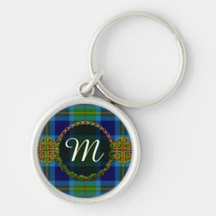 Porte-clés Tartan de Miller de monogramme