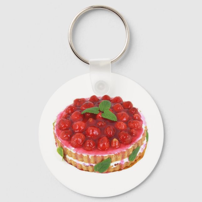 Porte-clés Tarte aux fraises (Recto)